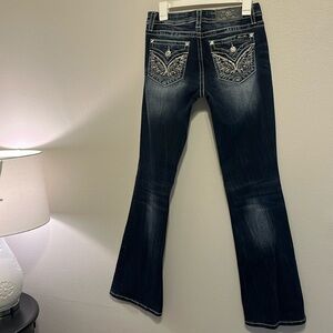 Miss Me mid-rise easy boot jeans. Worn once